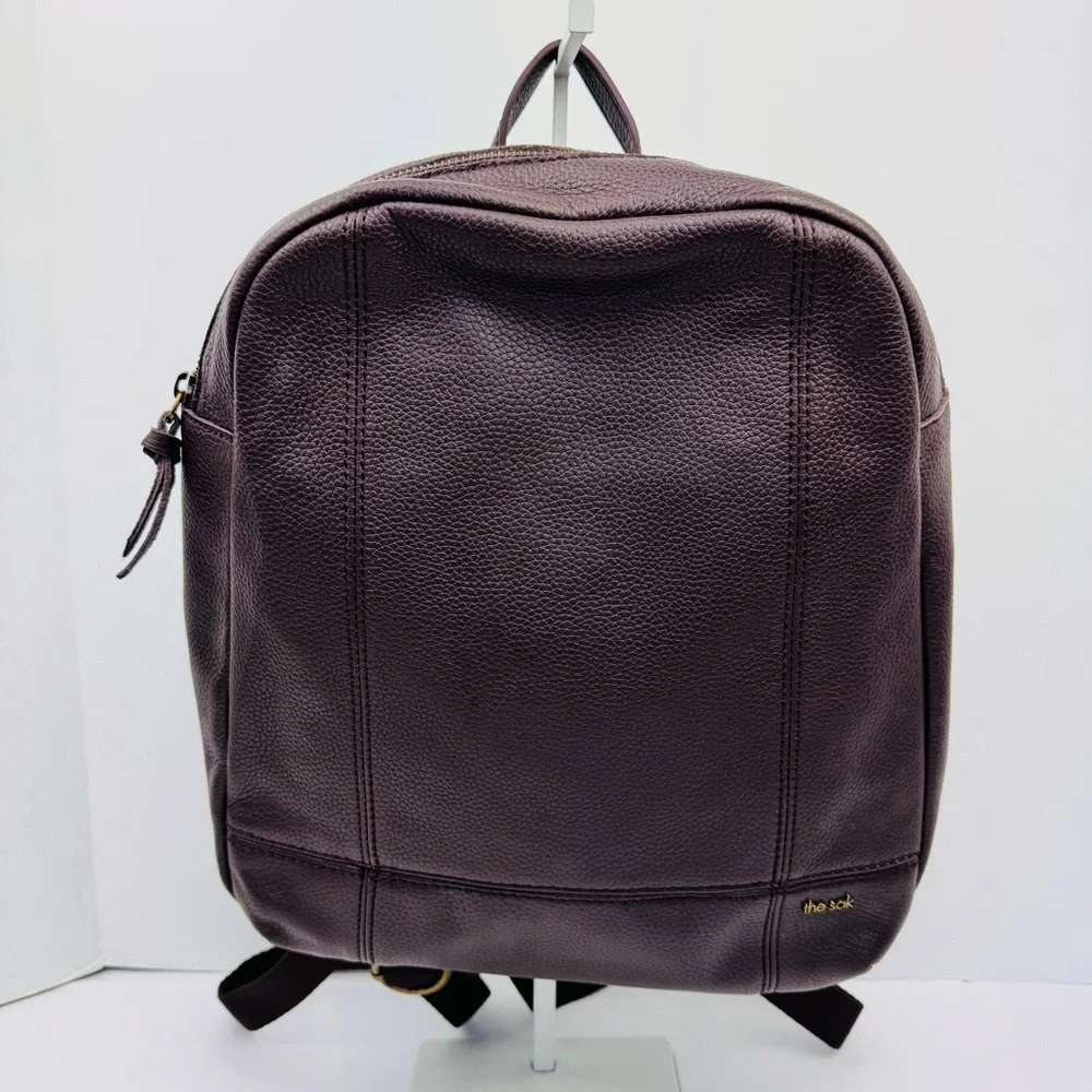 The Sak De Young Leather Backpack. Mahogany color. 100% Genuine leather.